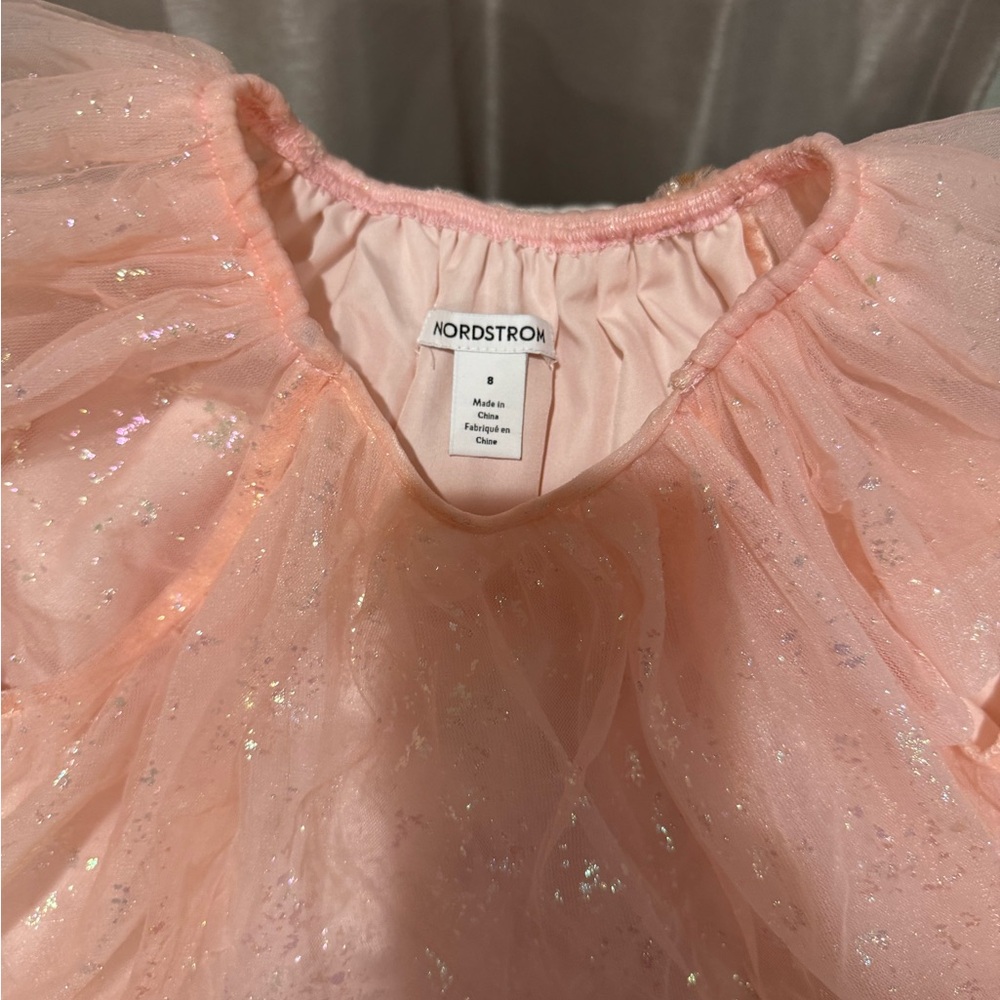 Nordstrom Blush Glitter Dress